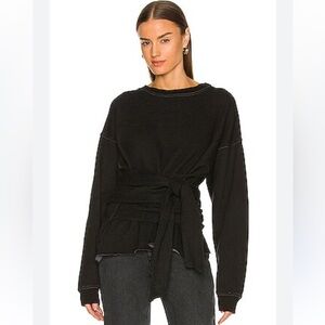 La Detresse High Priestess Black Belted Pullover XS NEW